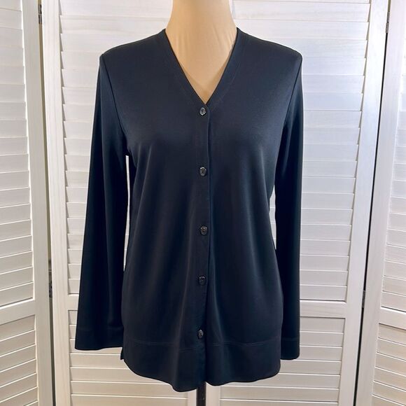 Josephine Chaus Cardigan MP Slinky Stretchy Long Sleeve - Picture 2 of 13